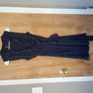 Chaps faux wrap dress